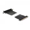 DeLOCK tõsterkaart PCI Express x16 isane x16 pesasse 90° nurga all kaabliga 60 cm