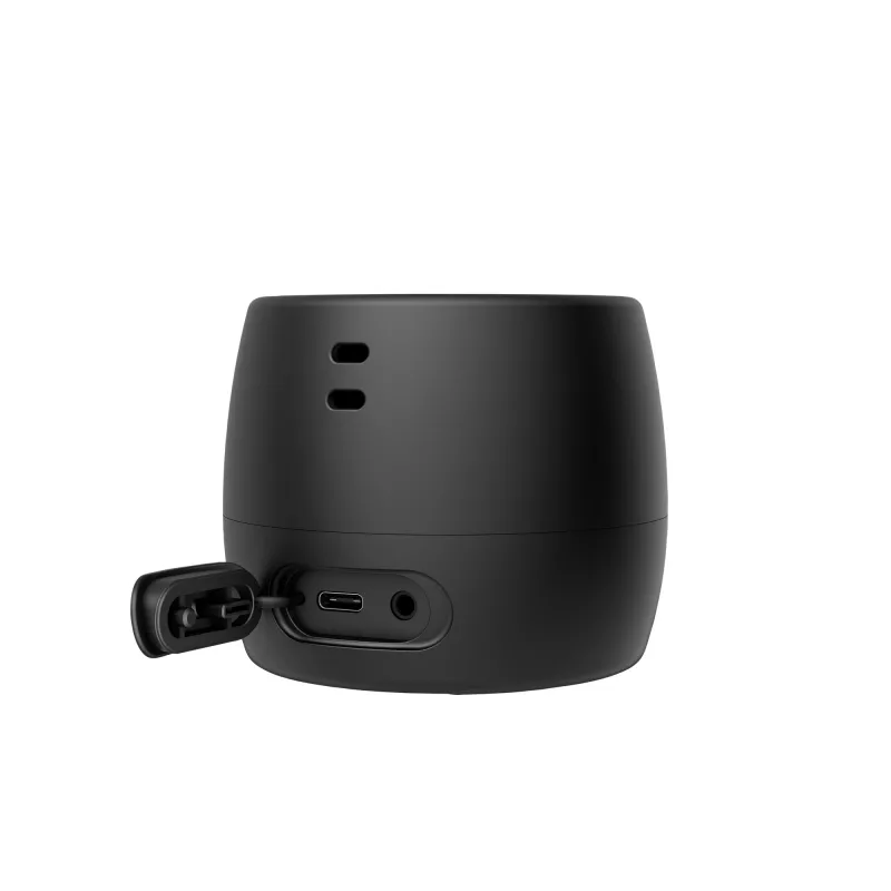 HP must kõlar Bluetooth 360, juhtmega ja juhtmeta, mono kaasaskantav kõlar, must, silinder, nupud, universaalne
