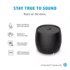 HP must kõlar Bluetooth 360, juhtmega ja juhtmeta, mono kaasaskantav kõlar, must, silinder, nupud, universaalne