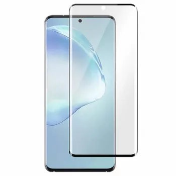 Karastatud klaasist ekraanikaitse SWISSTEN 3D Full Glue Samsung Galaxy S20 Ultra jaoks — täielik katvus, must