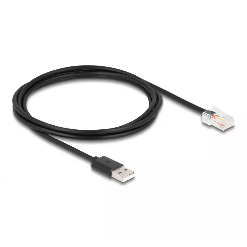 DeLOCK signaalikaabel 2 m Must USB-A RJ-50 Isane/Isane 67016