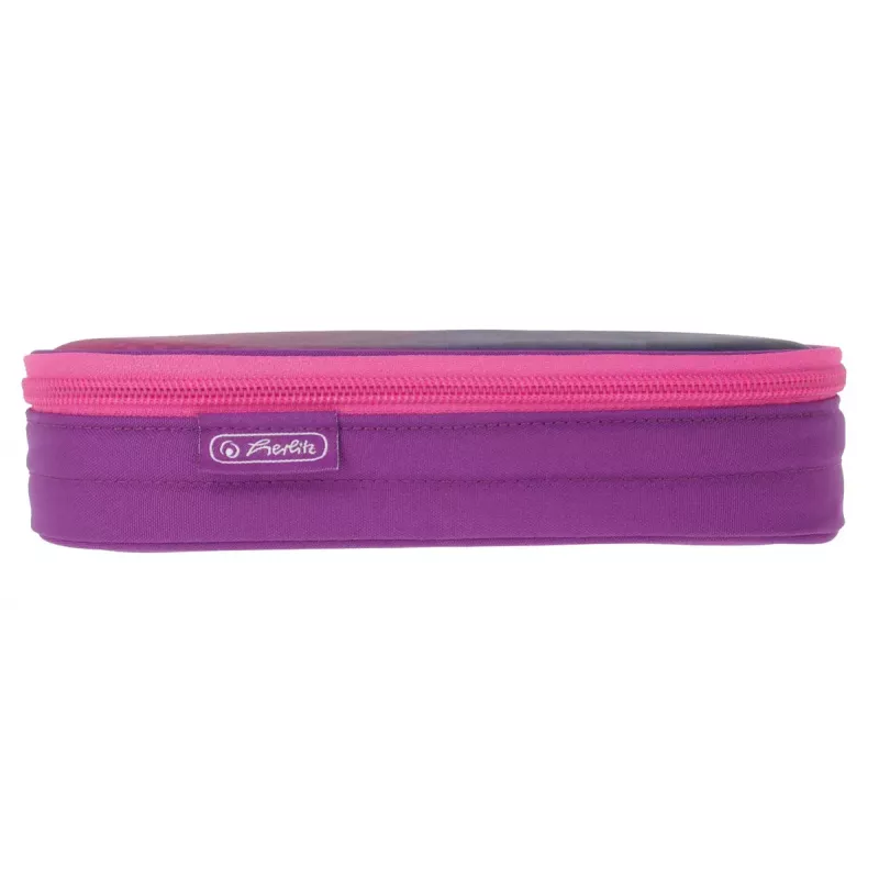 Pliiatsikott Herlitz Dip Dye Soft polüester roosa lilla 215x95x60mm