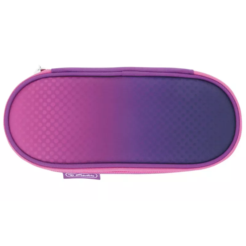 Pliiatsikott Herlitz Dip Dye Soft polüester roosa lilla 215x95x60mm