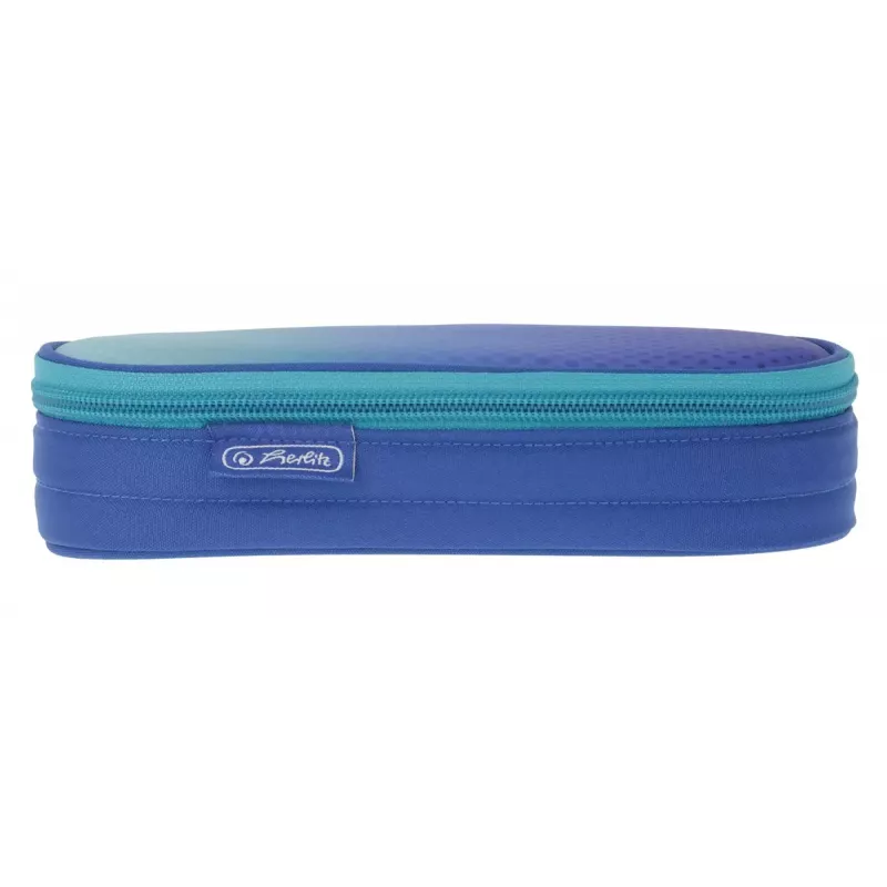 Herlitz Dip Dye Soft pehme pliiatsikarp polüestrist sinine türkiissinine 215x95x60mm