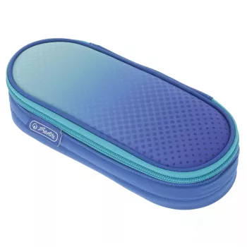 Herlitz Dip Dye Soft pehme pliiatsikarp polüestrist sinine türkiissinine 215x95x60mm