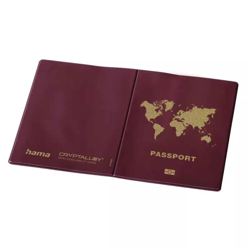 Hama International passikaas Burgundia polüetüleen