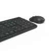 Hama WKM-200 klaviatuur, hiir kaasas, kodu/kontor, RF-juhtmevaba, QWERTZ, saksa, must