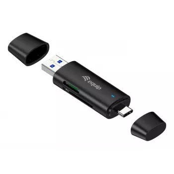Equip 245462 kaardilugeja USB 3.2 Gen 1 (3.1 Gen 1) Type-A/USB-C must