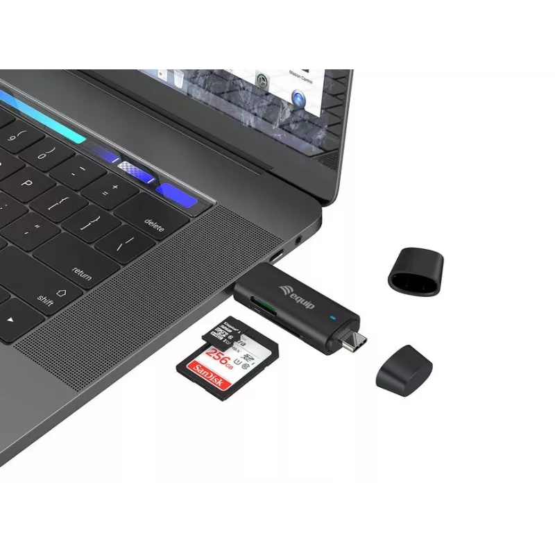 Equip 245462 kaardilugeja USB 3.2 Gen 1 (3.1 Gen 1) Type-A/USB-C must