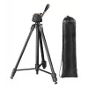 Statiiv HAMA Delta Duo 170 — 3‑jalga, max kõrgus 170 cm, min 62 cm, kandevõime 4 kg, kaal 1,85 kg, must