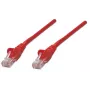Intellinet Network patch-kaabel, Cat5e, 1m, Punane, CCA, U/UTP, PVC, RJ45, Gold Plated Contacts, Snagless, Booted, Lifetime Warranty
