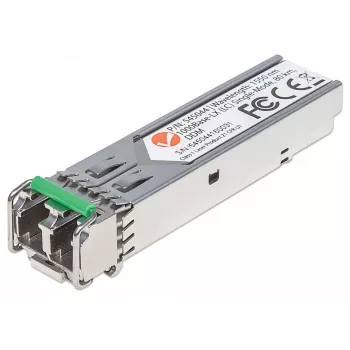 Intellinet transiiver Module Optical, Gigabit Fiber SFP, 1000Base-Lx (LC) Single-Mode Port, 80km, Wavelength 1550nm, MSA Compliant, Equivalent to Cisco GLC-ZX-SMD, Ethernet, Fibre, Three Year Warranty