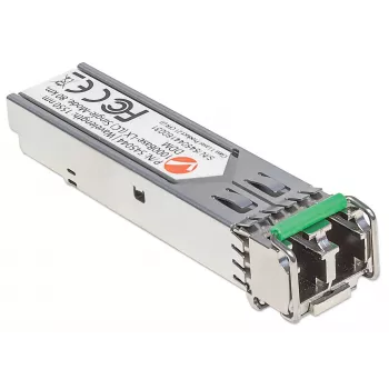 Intellinet transiiver Module Optical, Gigabit Fiber SFP, 1000Base-Lx (LC) Single-Mode Port, 80km, Wavelength 1550nm, MSA Compliant, Equivalent to Cisco GLC-ZX-SMD, Ethernet, Fibre, Three Year Warranty