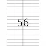 HERMA Premium A4 etiketid 52,5x21,2 mm valge paber matt 11200 tk