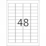 Sildid HERMA Premium A4 48,3x16,9 mm valge paber matt 12800 tk