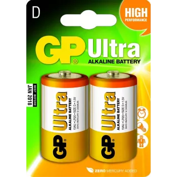 Ühekordne patarei GP Batteries Ultra Alkaline D