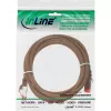 InLine paranduskaabel S/FTP PiMF Cat.6 250MHz PVC vask pruun 3m