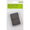 Mälukaardi hoiukarp GOOBAY 95349 — mahutab 4 kaarti, ühildub SD/MicroSD/MMC-ga, hall läbipaistev plastik