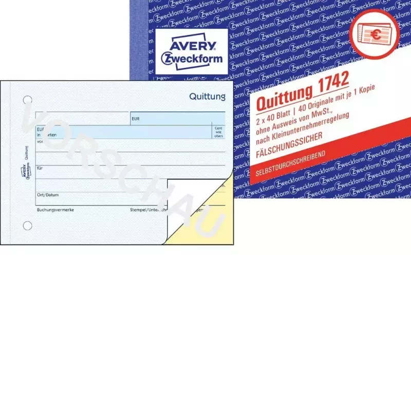 Arvestusvormiraamat A6 Avery 1742