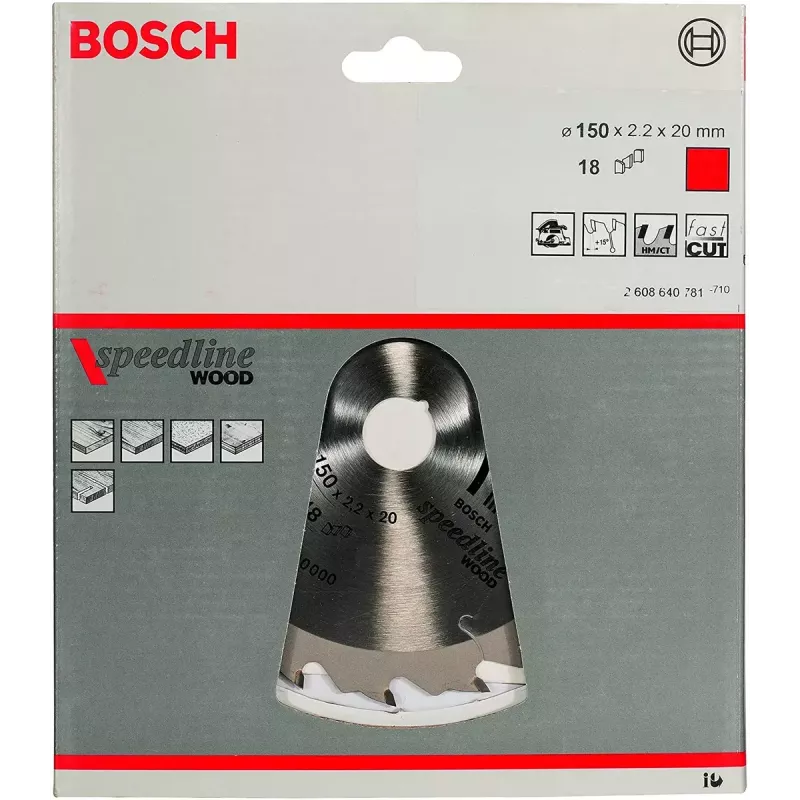 Ketassaetera Bosch 2608640781 15 cm puidule
