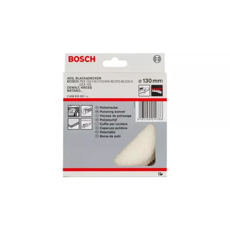 Lambanahkkettad Bosch 3608610000 läbimõõt 16 cm hall vill
