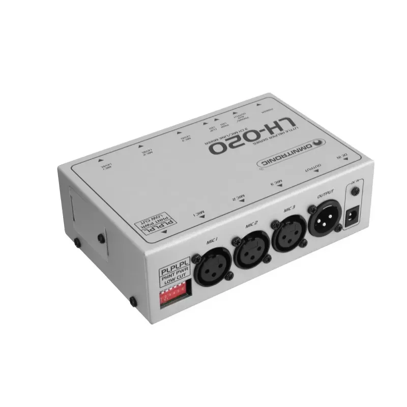 Audio Mixer Omnitronic 10355020 3 kanalit 25 - 16000 Hz valge