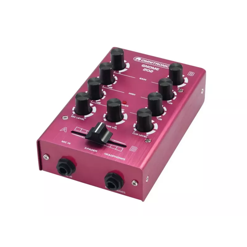 Omnitronic GNOME-202 2 kanalit 20 - 20000 Hz punane
