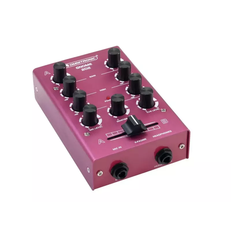 Omnitronic GNOME-202 2 kanalit 20 - 20000 Hz punane