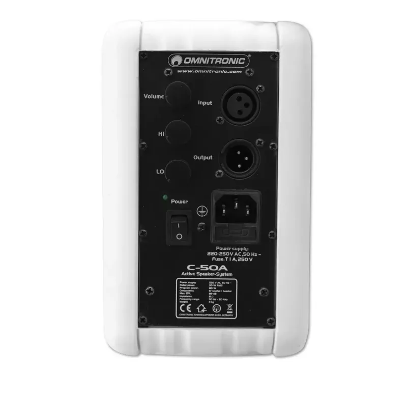 2-suunaline kõlar Omnitronic 11036717 50 W