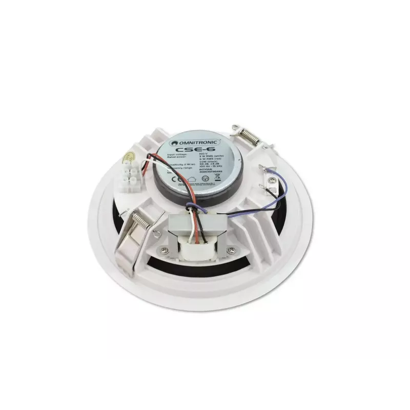 Täisulatuskõlar Omnitronic 80710241 Valge Juhtmega 6 W