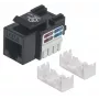 Intellinet Keystone Jack, Cat6, UTP, Punch-down, Must, Lame, Must, RJ-45, Emane, 22/26, Cat6