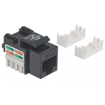 Intellinet Keystone Jack, Cat6, UTP, Punch-down, Must, Lame, Must, RJ-45, Emane, 22/26, Cat6