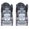 Intellinet Network patch-kaabel, Cat6, 0.5m, Must, Copper, S/FTP, LSOH / LSZH, PVC, RJ45, Gold Plated Contacts, Snagless, Booted, Lifetime Warranty