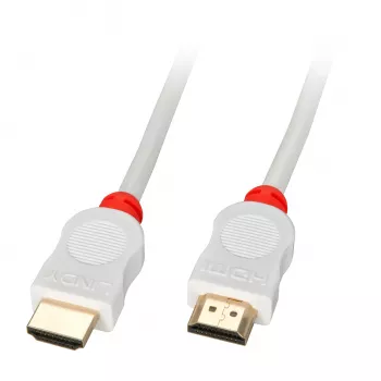 Lindy HDMI High Speed Cable white 2m, 2 m, HDMI Type A (Standard), HDMI Type A (Standard), Punane, Valge