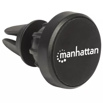 Manhattan Magnetiline Auto Õhutusava Telefonihoidik, Reguleeritav Klambriga Kinnitatav, Kiire Kinnitamine ja Vabastamine, Libisemiskindel Alus, Must, Eluaegne Garantii