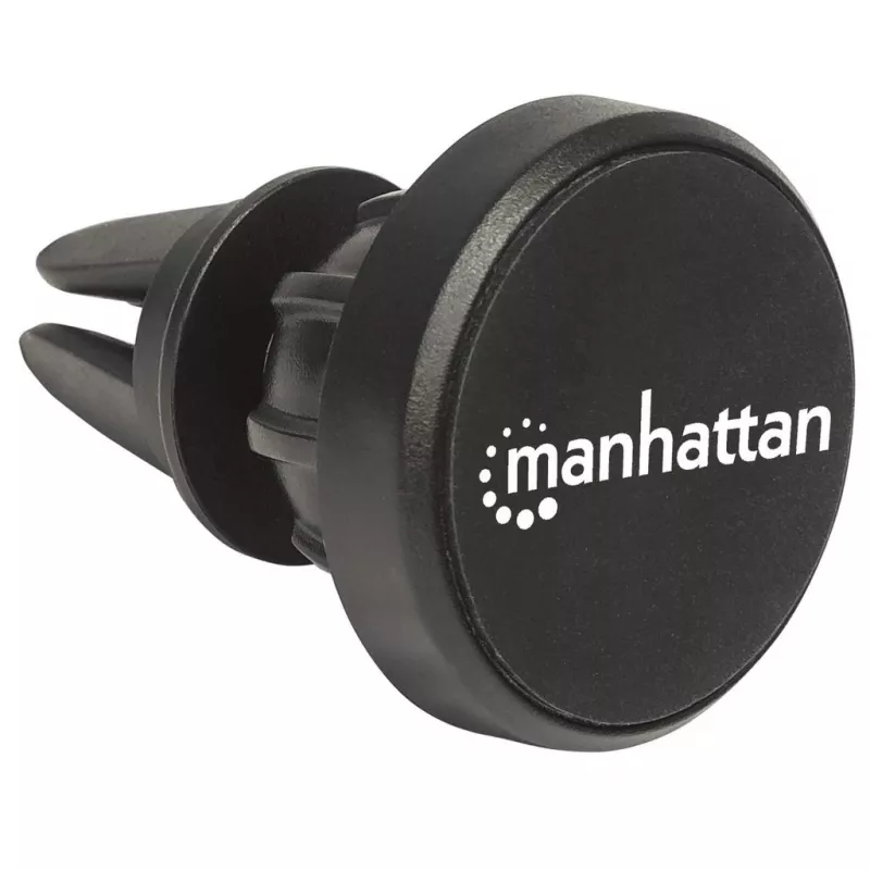 Manhattan Magnetiline Auto Õhutusava Telefonihoidik, Reguleeritav Klambriga Kinnitatav, Kiire Kinnitamine ja Vabastamine, Libisemiskindel Alus, Must, Eluaegne Garantii