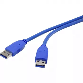 USB-kaabel Renkforce RF-4369446 USB 3.2 Gen 1 1 m Sinine