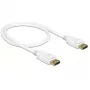 DisplayPort kaabel DeLOCK 85507 0,5 m valge
