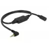 Audio kaabel Navilock 62881 0.52m 2.5mm Must