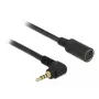 Audio kaabel Navilock 62881 0.52m 2.5mm Must