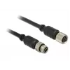 Navilock 62974 jadakaabel, must, 5 m, M8