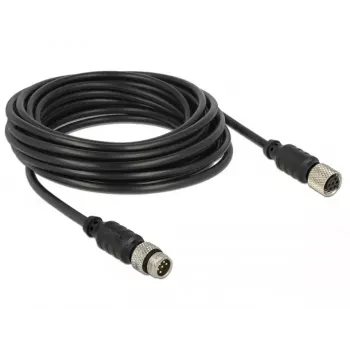 Navilock 62974 jadakaabel, must, 5 m, M8