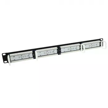 Patch Panel 24-ports unshielded 45° ACT P24AK1