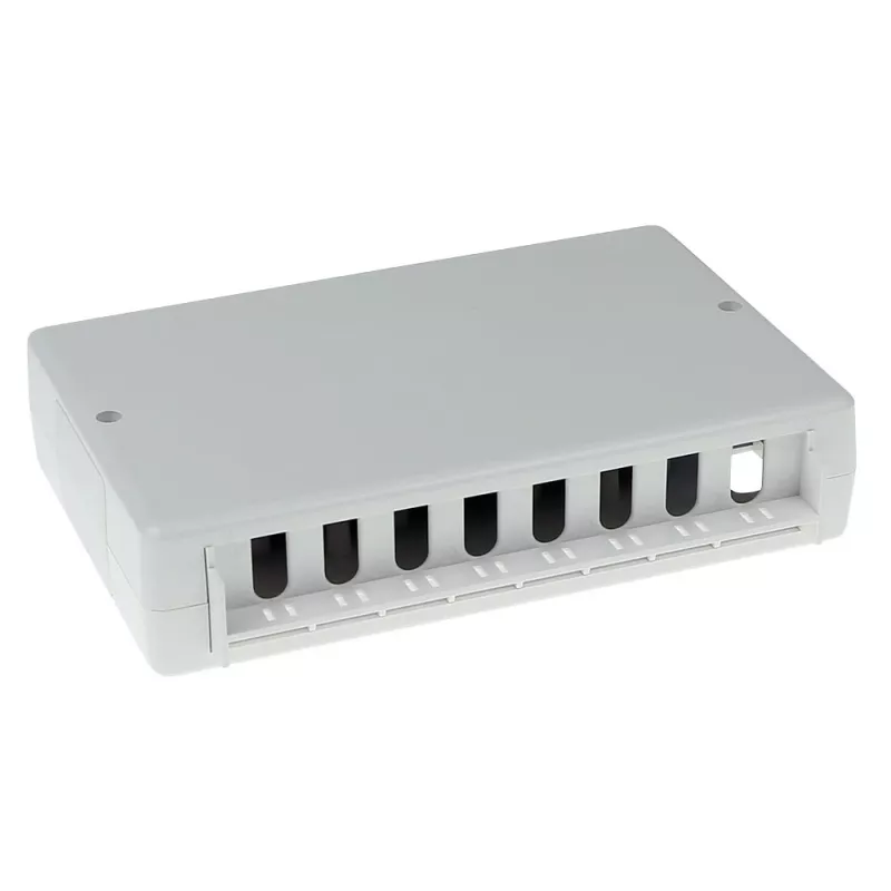 Pindpaigaldatav karp ACT FA5000 varjestamata 8-pordiline Cat5e — 171,4×38×118,8 mm
