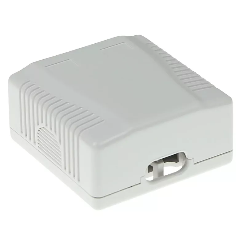 Pinnale paigaldatav karp ACT 2 pordiga varjestamata CAT5E — 59×29,5×61 mm