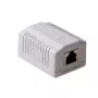 Pindpaigaldatav varjestatud pistikupesa karp ACT CAT6, 1-port, 39×54×29,5 mm