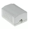 Pindpaigaldatav varjestatud pistikupesa karp ACT CAT6, 1-port, 39×54×29,5 mm