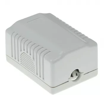 Pindpaigaldatav varjestatud pistikupesa karp ACT CAT6, 1-port, 39×54×29,5 mm