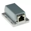 Pindpaigaldatav varjestatud pistikupesa karp ACT CAT6, 1-port, 39×54×29,5 mm