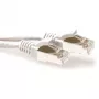 ACT valge 15-meetrine LSZH SFTP CAT6A paranduskaabel tõmbevabade RJ45-pistikutega
